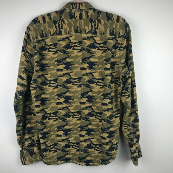 Stapleford Workwear To The State Mens Camouflage Button Up Shirt Sz Medium - Picture 4 of 9